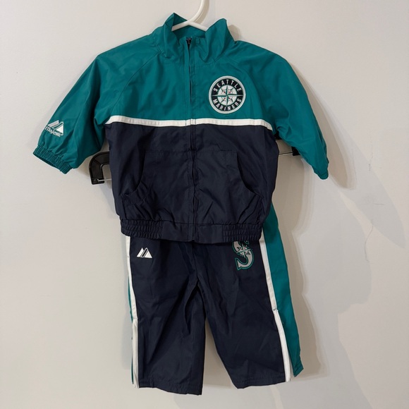 NEW Majestic Seattle Mariners track suit set for 3-6 month old - Picture 1 of 8